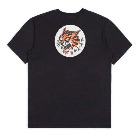 Brixton Ravage T-Shirt PRT Washed Black