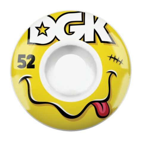 DGK Smiley Wheels White 52mm
