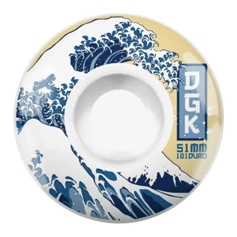 DGK Tsunami Wheels White 51mm