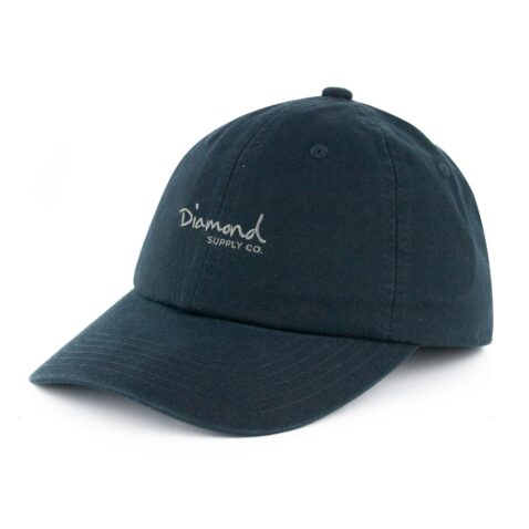 Diamond Supply OG Script Strapback Sports Hat Black