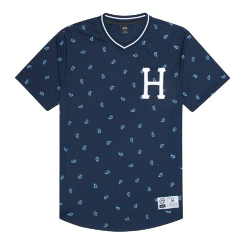 HUF Paisley Warm Up Jersey Navy Blazer
