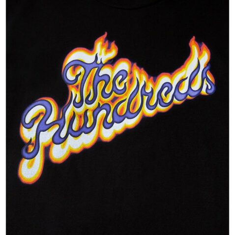 The Hundreds Flame Slant T-Shirt Black