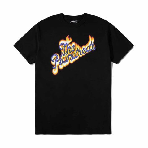 The Hundreds Flame Slant T-Shirt Black