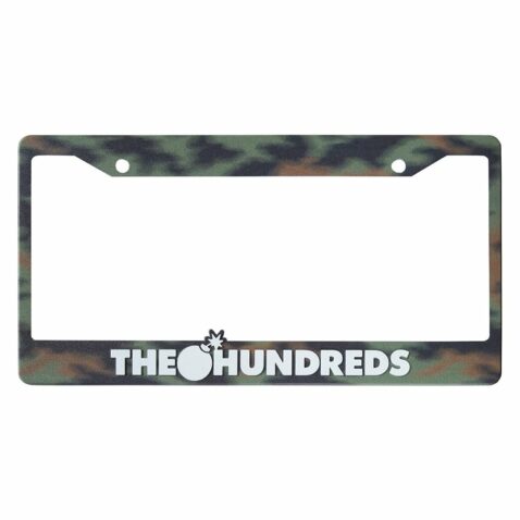 The Hundreds License Plate Holder Camo