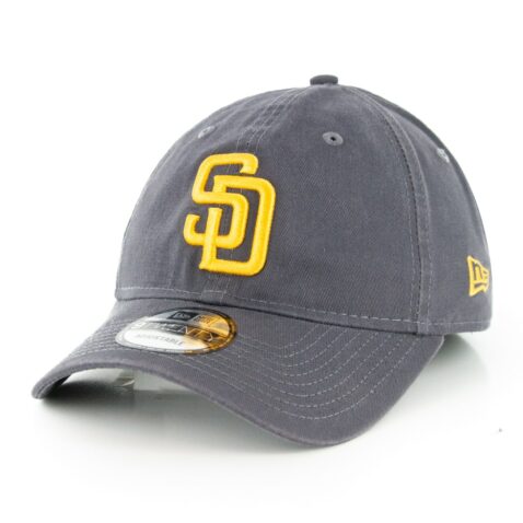 New Era 9Twenty San Diego Padres Core Classic Adjustable Hat Graphite Gold