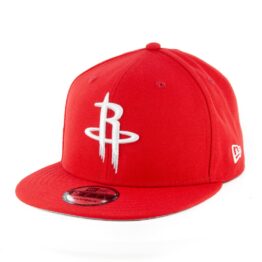 New Era 9Fifty Houston Rockets Harden Caricature Snapback Hat Scarlet