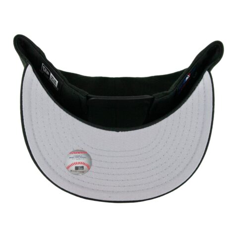 New Era 9Fifty Stack Los Angeles Dodgers Snapback Hat Black - Image 3