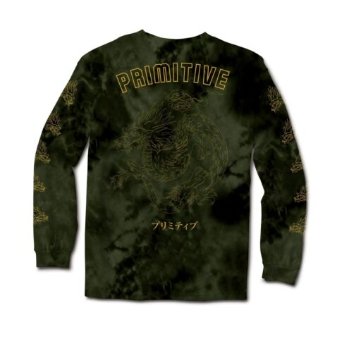Primitive Dynasty Long Sleeve T-Shirt Military Green