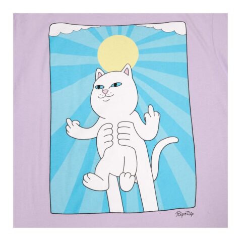 Rip N Dip Halo T-Shirt Purple - Image 3