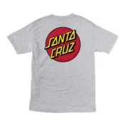 Santa Cruz Classic Dot SS Tee (Athletic Heather) 01-min