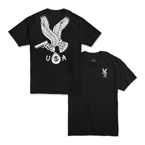 Sketchy Tank Eagle T-Shirt Black