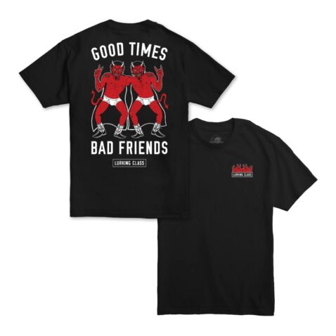 Sketchy Tank Horny Devils T-Shirt Black