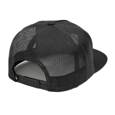 Volcom Box Stone Cheese Snapback Hat Black