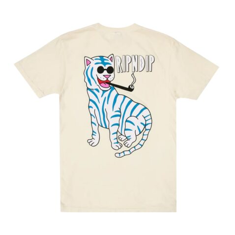 Rip N Dip Cool Cat T-Shirt Natural