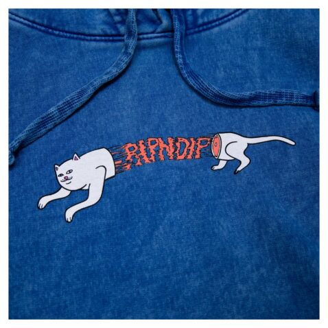 Rip N Dip Zipperface Hooded Sweatshirt Royal Blue