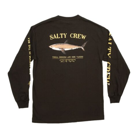 Salty Crew Bruce Long Sleeve T-Shirt Black - Image 2