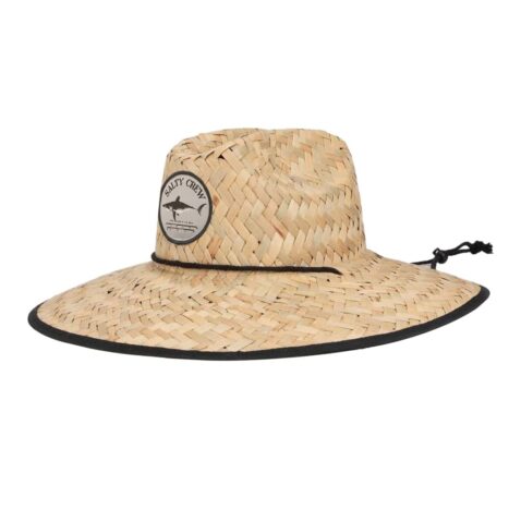 Salty Crew Bruce Straw Hat Black - Image 2