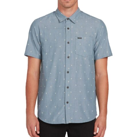Volcom Archive Mark Shirt Stormy Blue