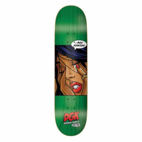 DGK Heartbreakers Boo Deck Green