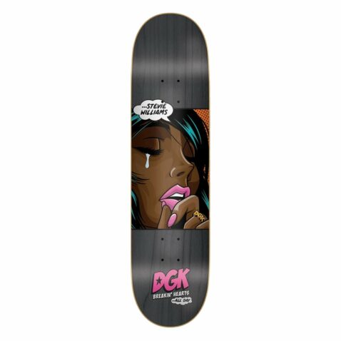 DGK Heartbreakers Williams Deck Grey