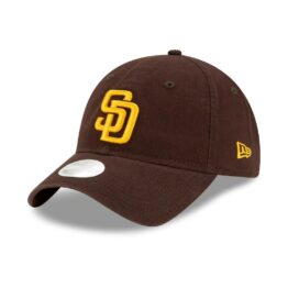 New Era 9Twenty San Diego Padres Youth Adjustable Hat Dark Brown