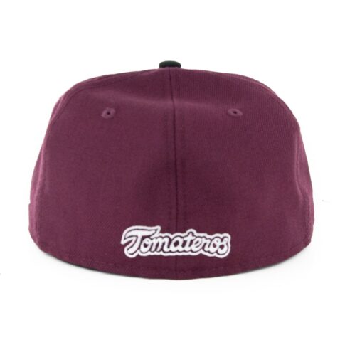 New Era 59Fifty Culiacan Tomateros Fitted Hat Two Tone Burgundy Black