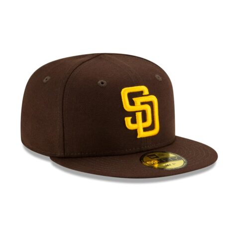 New Era 59Fifty My First San Diego Padres Game Fitted Hat Dark Brown