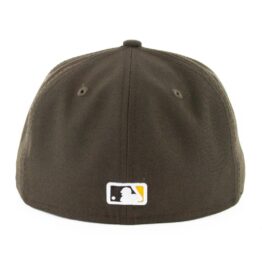 New Era 59Fifty San Diego Padres Crest Fitted Hat Brown