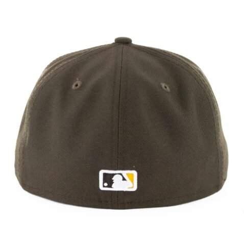New Era 59Fifty San Diego Padres Crest Fitted Hat Brown - Image 2