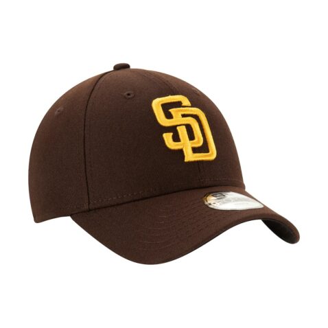 New Era 9Forty San Diego Padres The League Youth Strapback Hat Dark Brown