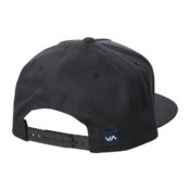 RVCA Stamp Snapback Hat (Navy) 01-min