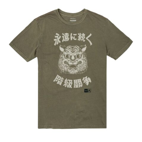 RVCA Tiger Stare T-Shirt Olive