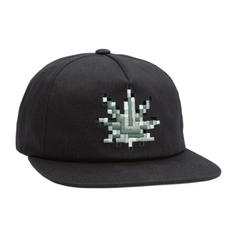 HUF Censored Snapback Hat Black
