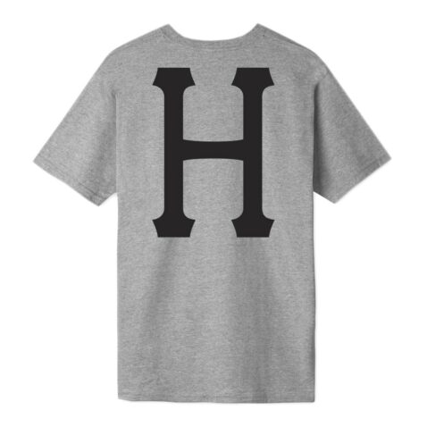 HUF Essentials Classic H T-Shirt Grey Heather