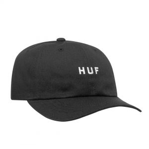 HUF Essentials OG CV 6 Panel Hat Black