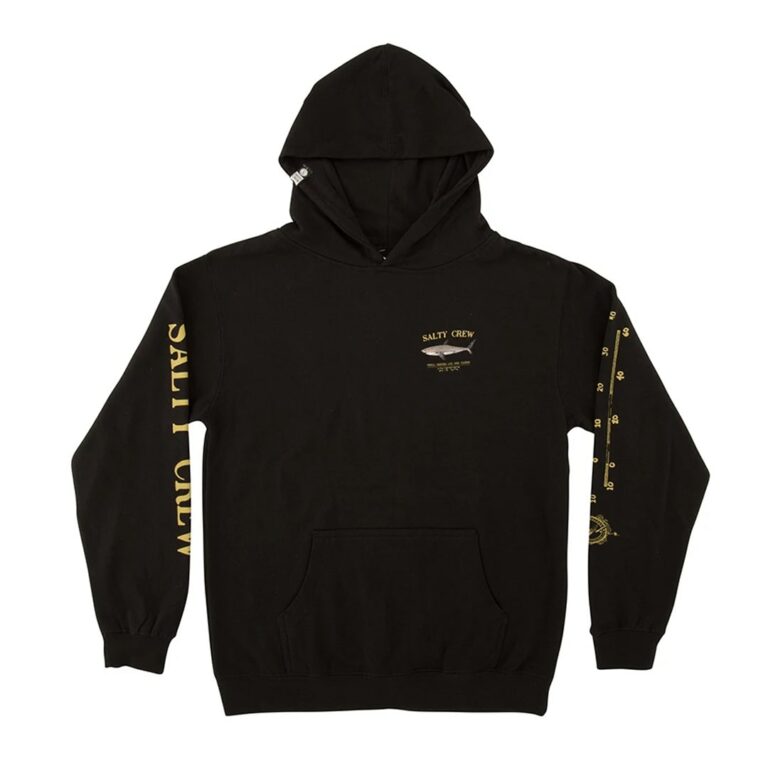 Salty Crew Bruce Hood Fleece (Black)-min