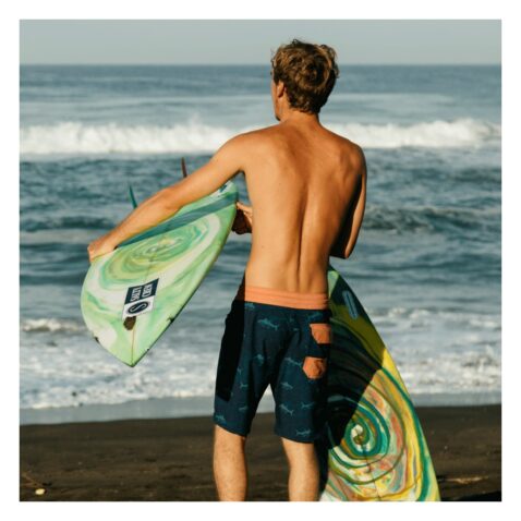 Salty Crew Seamark Utility Shorts Navy - Image 3