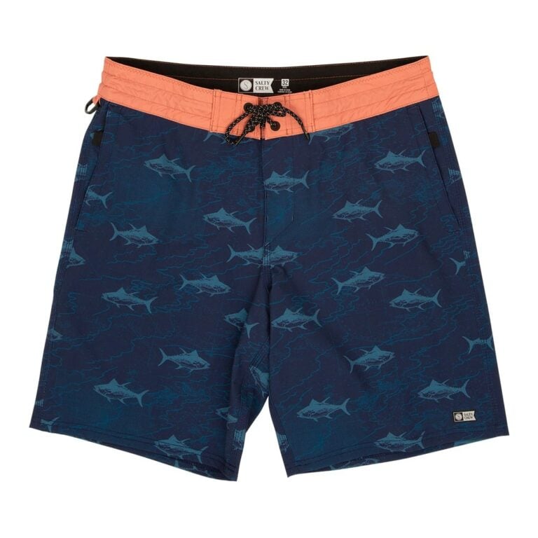Salty Seamark Utility Shorts (Navy)-min