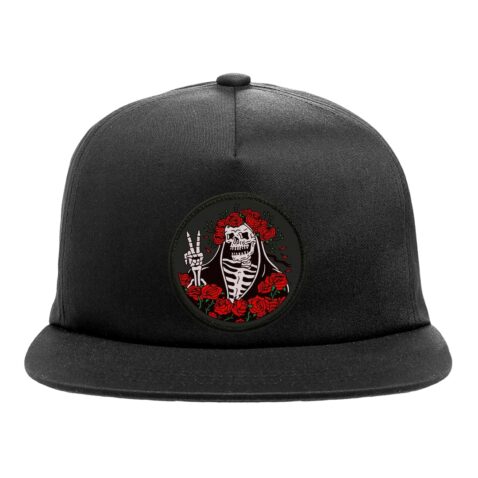 Sketchy Tank Lurking Class Dertha Snapback Hat Black