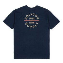 Brixton Oath V T-Shirt Navy