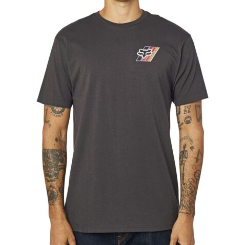 Fox Power Slide T-Shirt Black Vintage