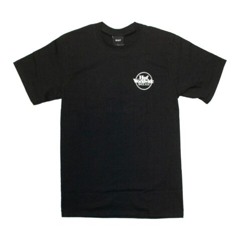 HUF Issues Logo Puff T-Shirt Black