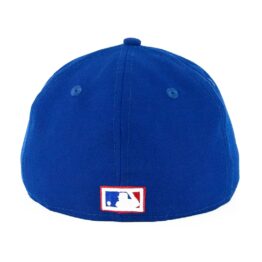 New Era 59Fifty MLB Cooperstown League Logo Umpire Fitted Hat Light Royal Blue