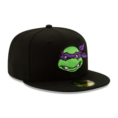New Era 59Fifty TMNT Donatello Fitted Hat Black