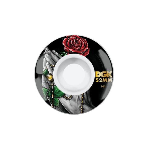 DGK Rosary Wheels White 52mm