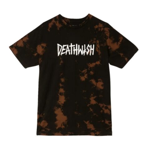 Death Wish Tag T-Shirt Coffee Tie Dye