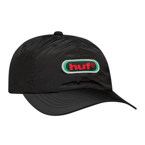 HUF 98 Lovo CV 6 Panel Strapback Hat Black