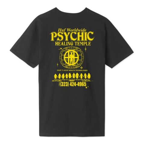 HUF Psychic Temple T-Shirt Black