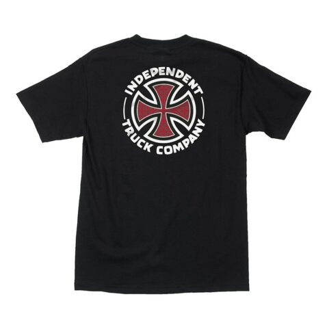 Independent Repeat Cross T-Shirt Black