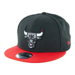 New Era 9Fifty Chicago Bulls Jordan 3 Snapback Hat Black Elephant Red